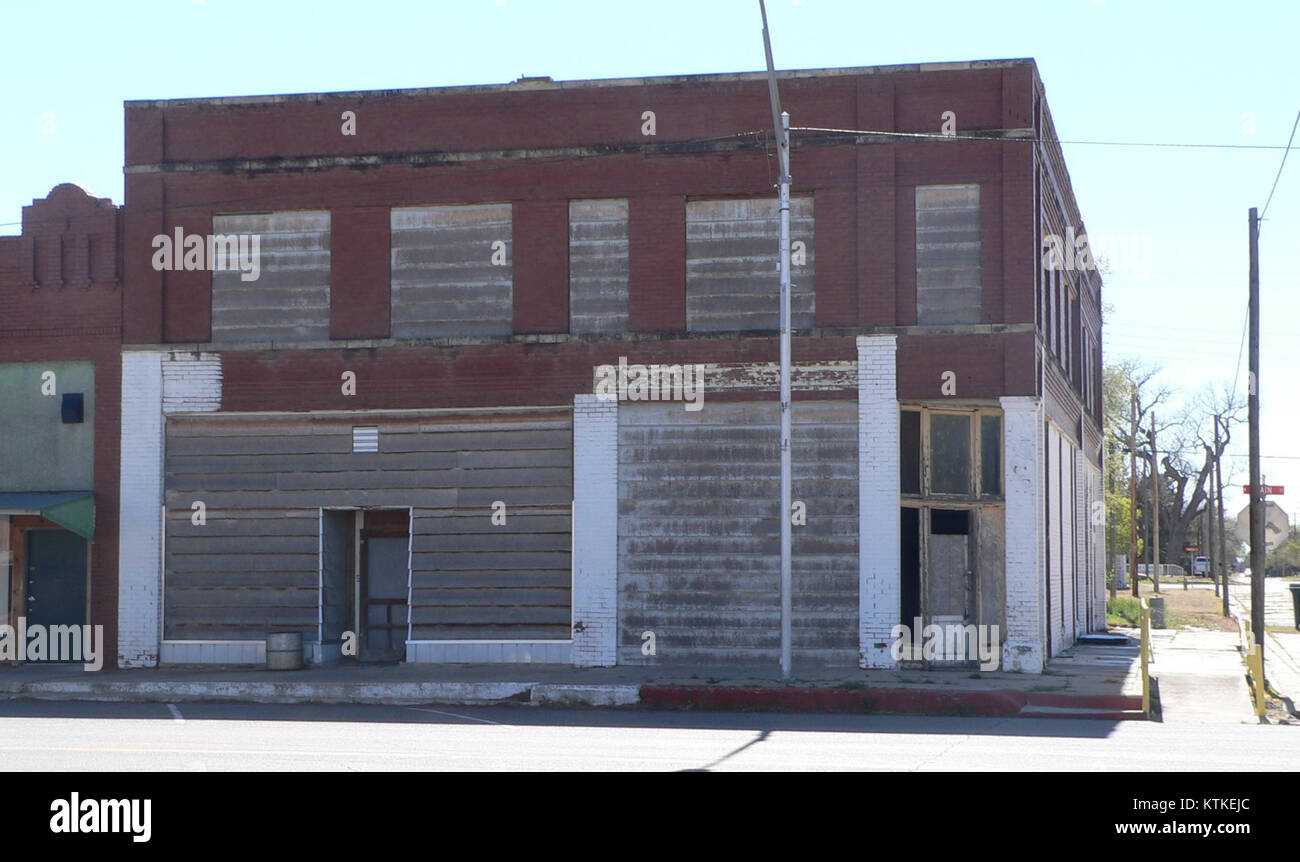 Bank of Gage (Oklahoma) from NE 1 Stock Photo Alamy
