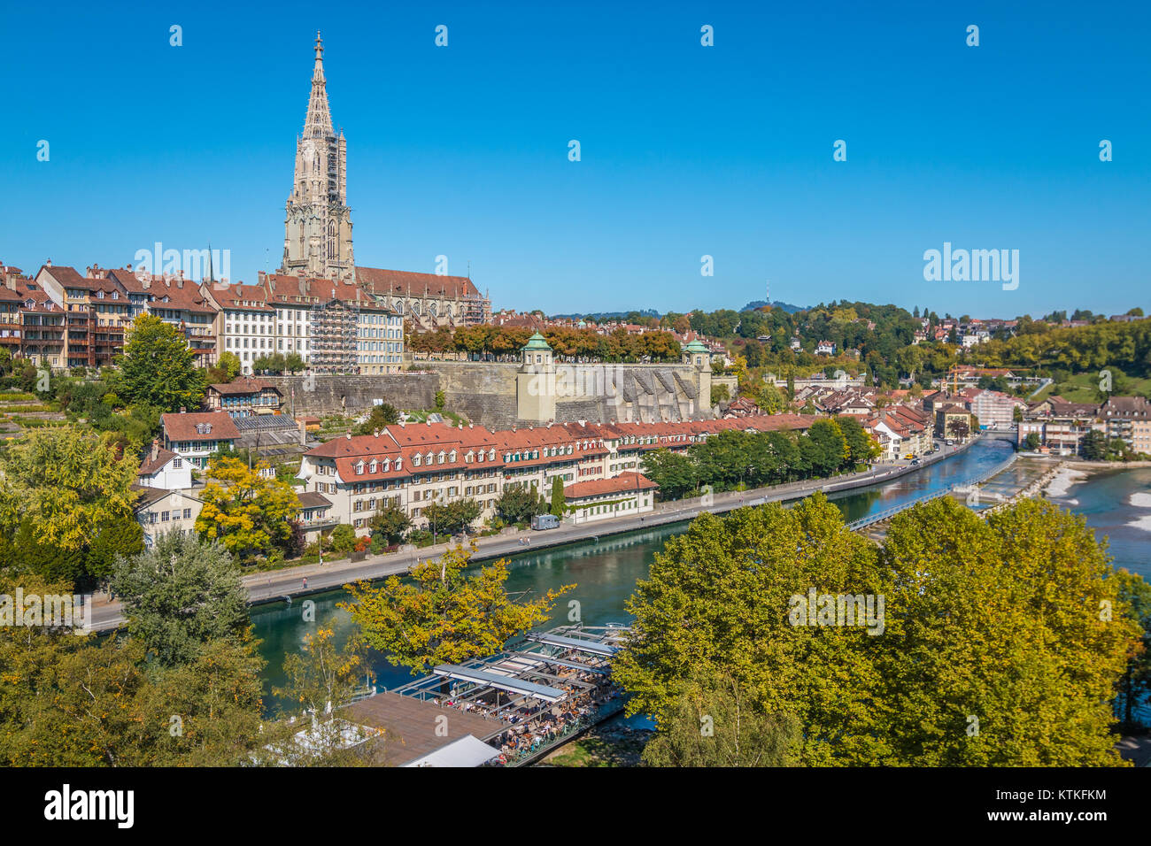 Old city of Bern in Switzerland Stock Photo