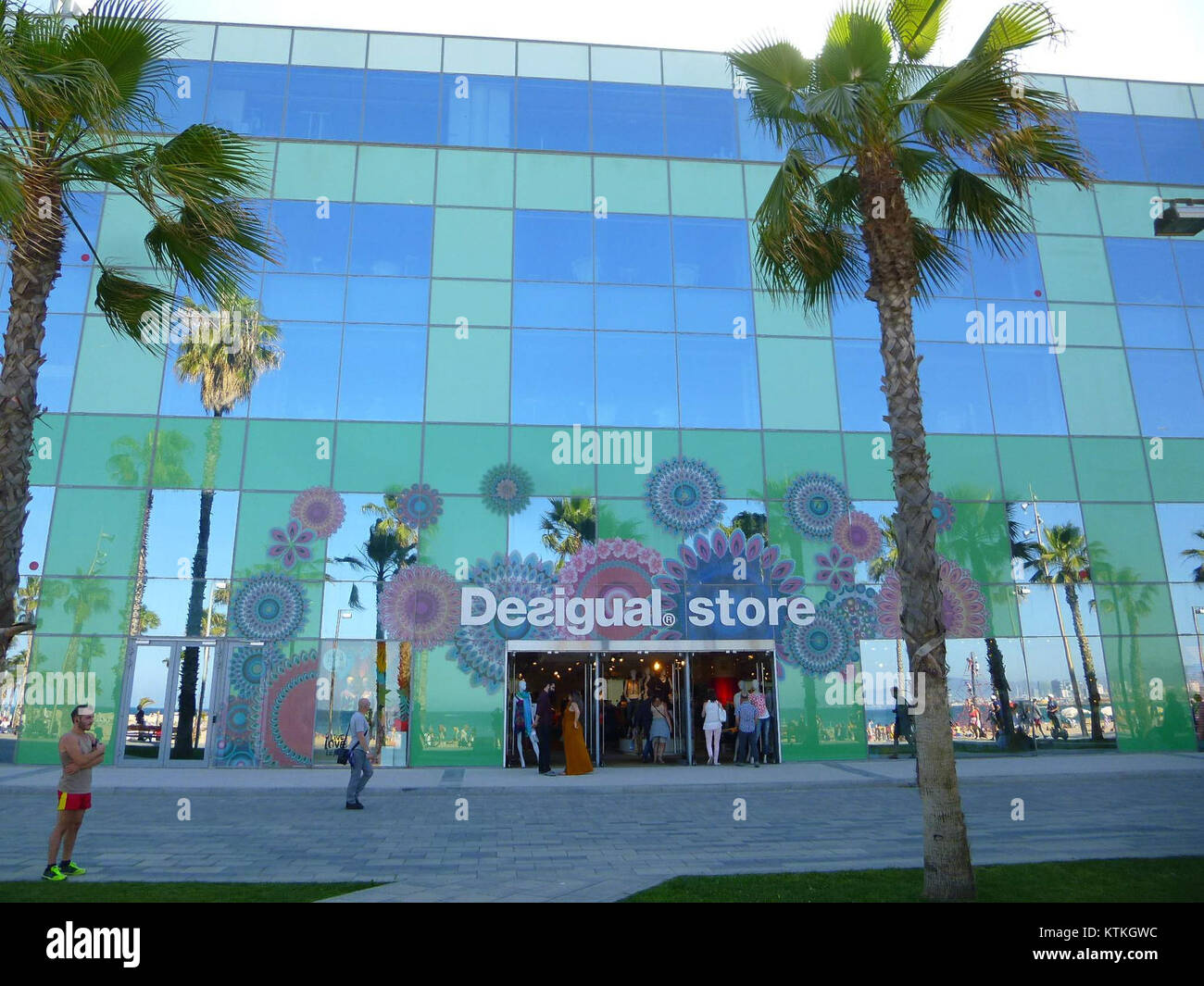 Barcelona Desigual Store Barceloneta Beach 02 Stock Photo - Alamy