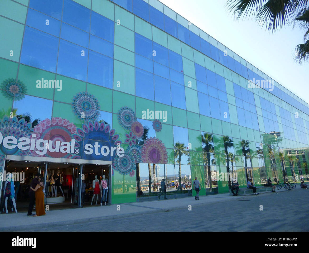 Barcelona Desigual Store Barceloneta Beach 03 Stock Photo - Alamy