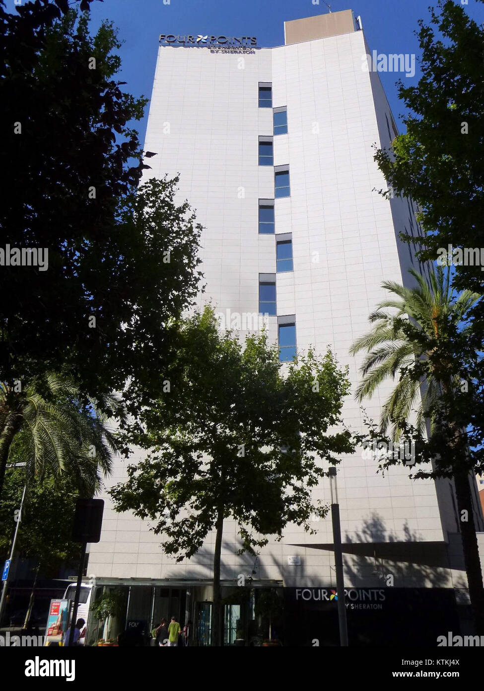 Barcelona Hotel Four Points by Sheraton Barcelona Diagonal 2 Stock Photo Alamy