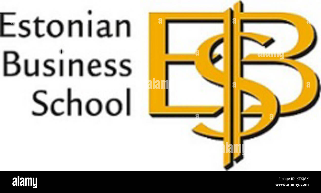 Estonian Business School logo Stock Photo - Alamy