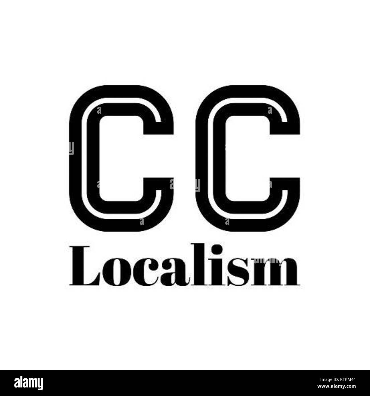 CC Localism Logo Stock Photo