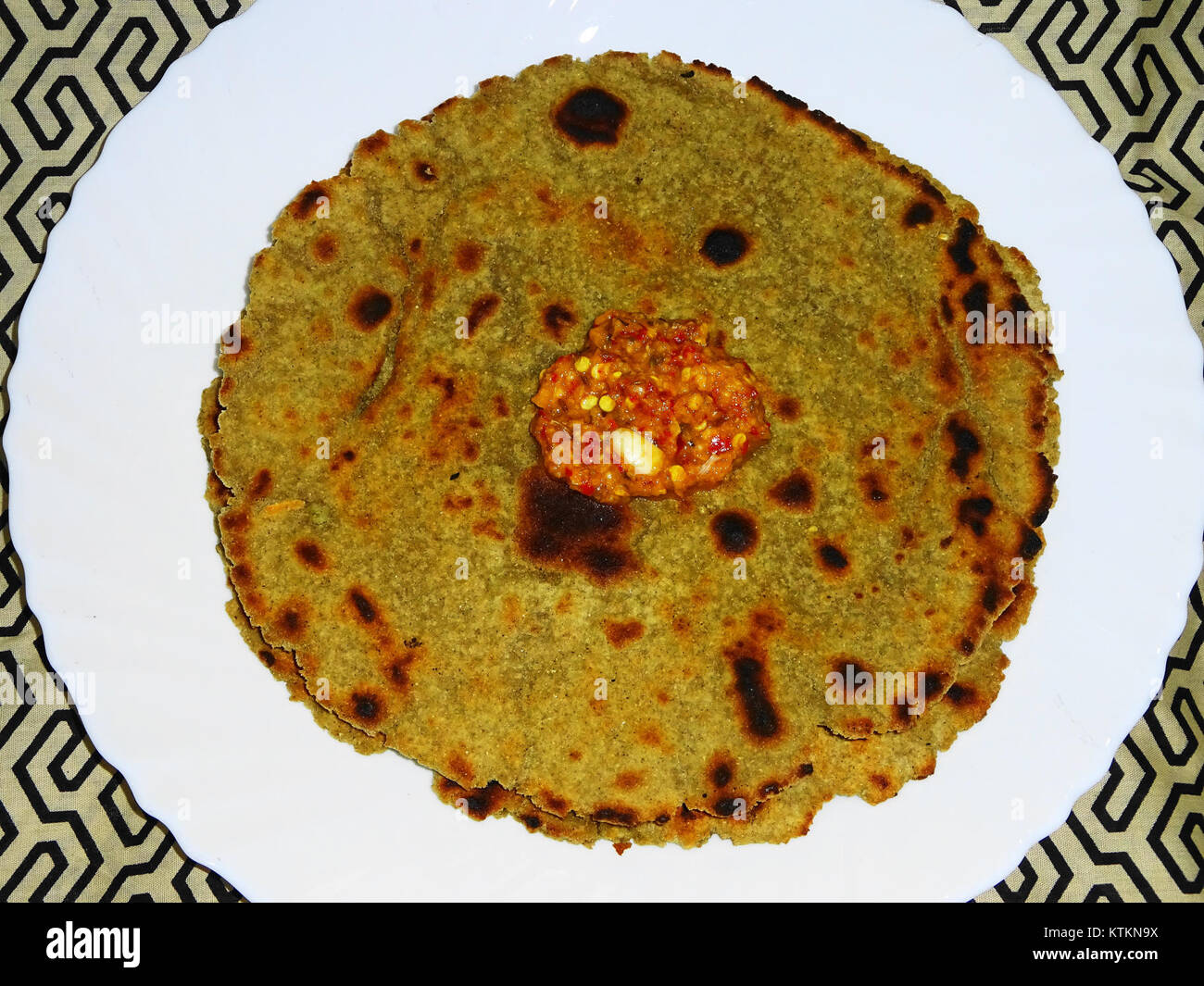 *Bajray Ki Roti* refers to a traditional bread from South Asia made ...