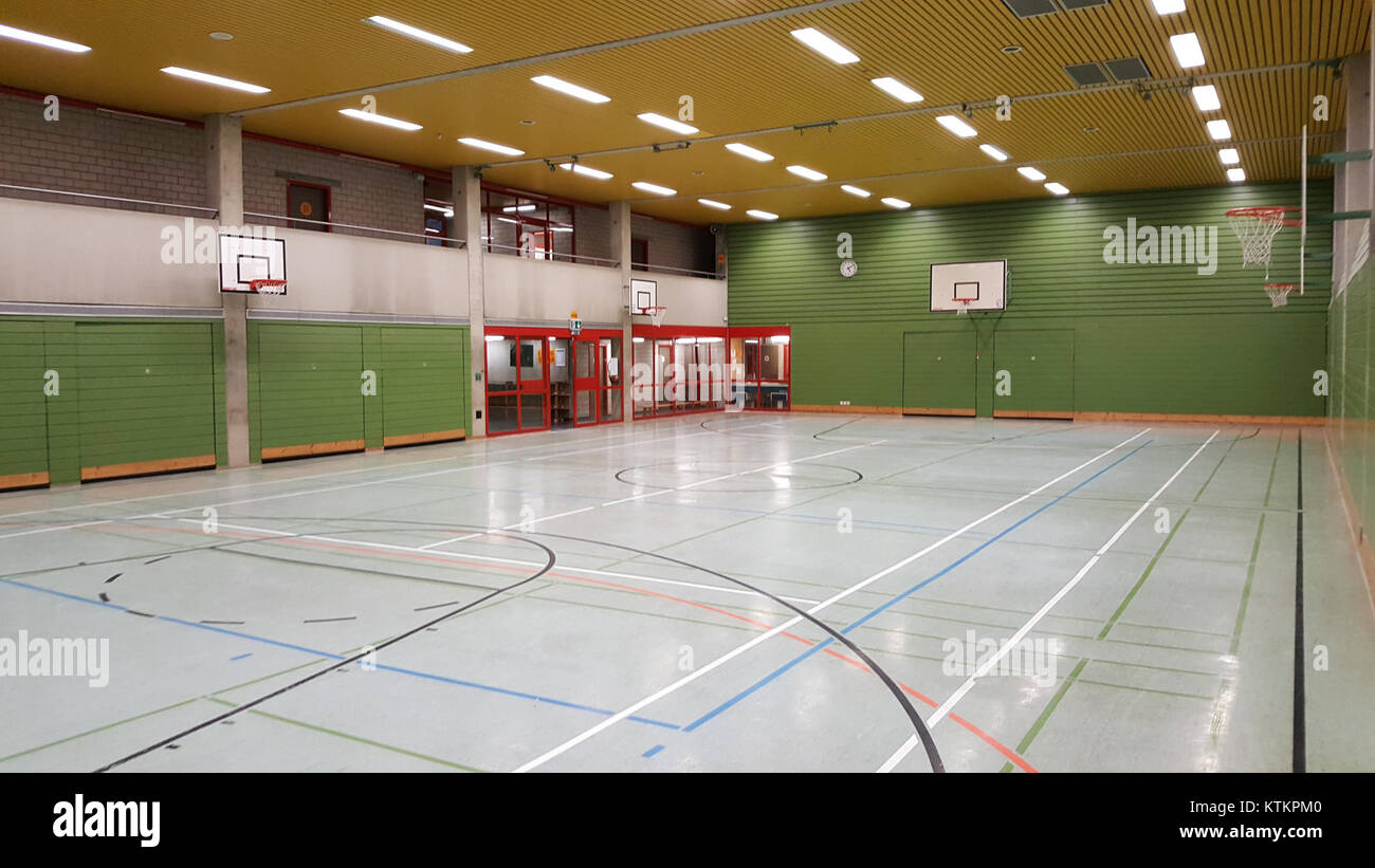 Berufliches Schulzentrum Tauberbischofsheim Sporthalle   2 Stock Photo