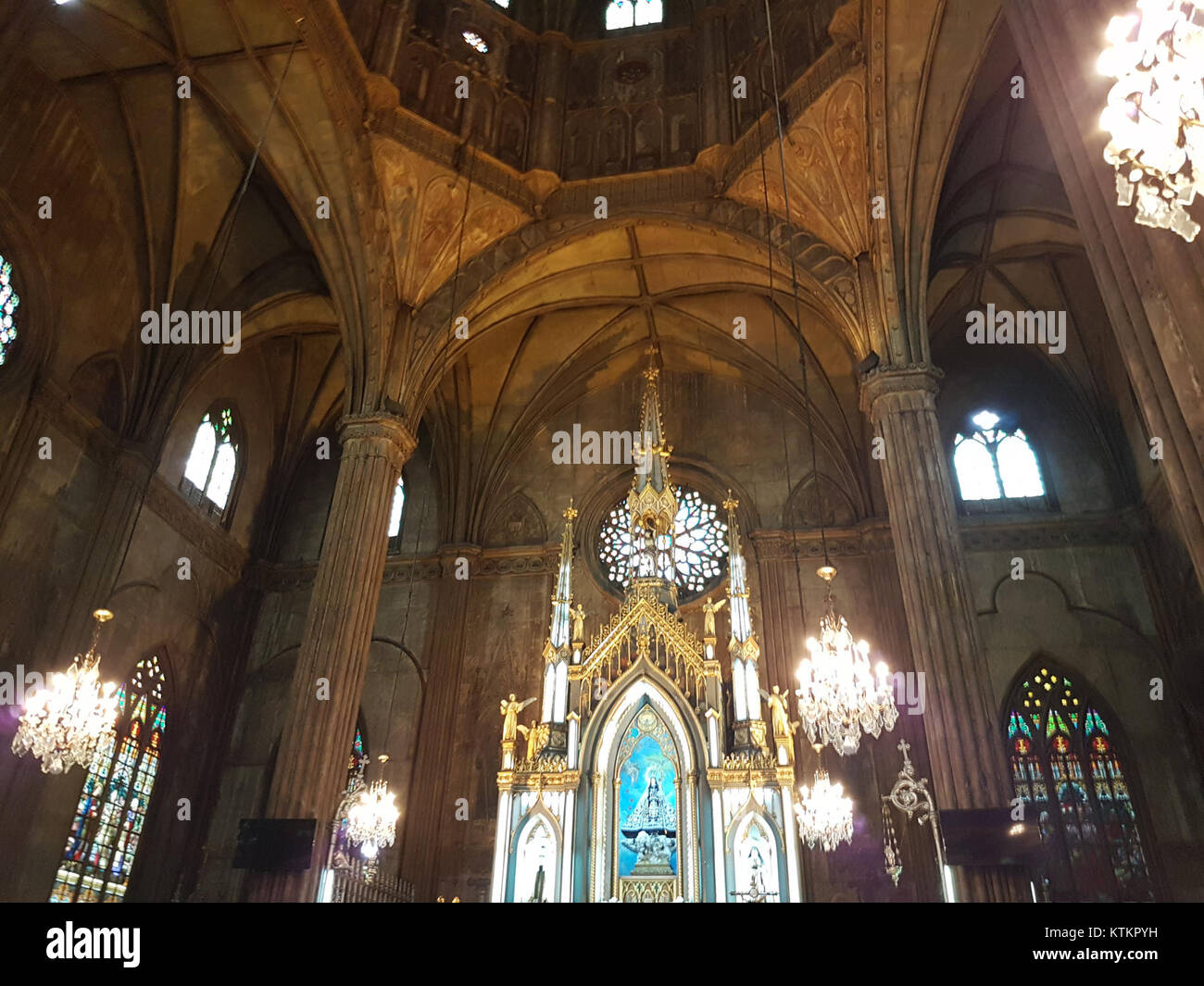 Basilica of San Sebastian (Manila, Philippines) 02 Stock Photo Alamy