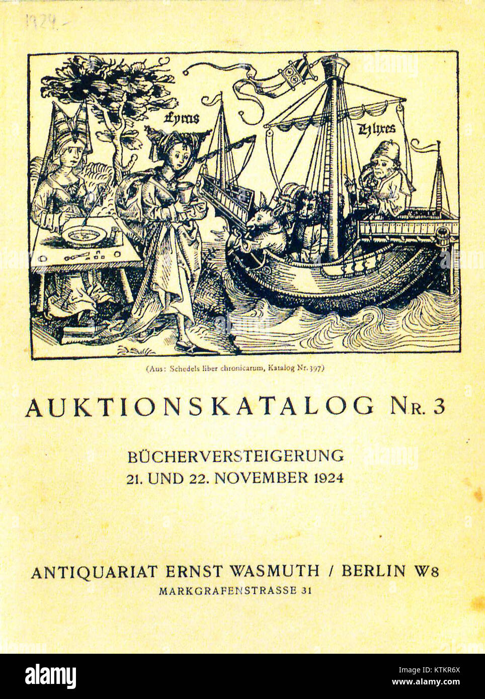 This is an auction catalog from Ernst Wasmuth, a prominent German