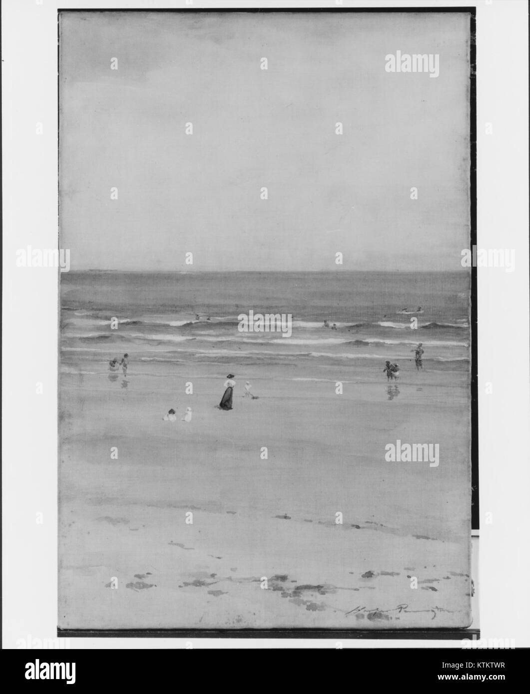 Coastal scene depicts serene hi-res stock photography and images - Alamy