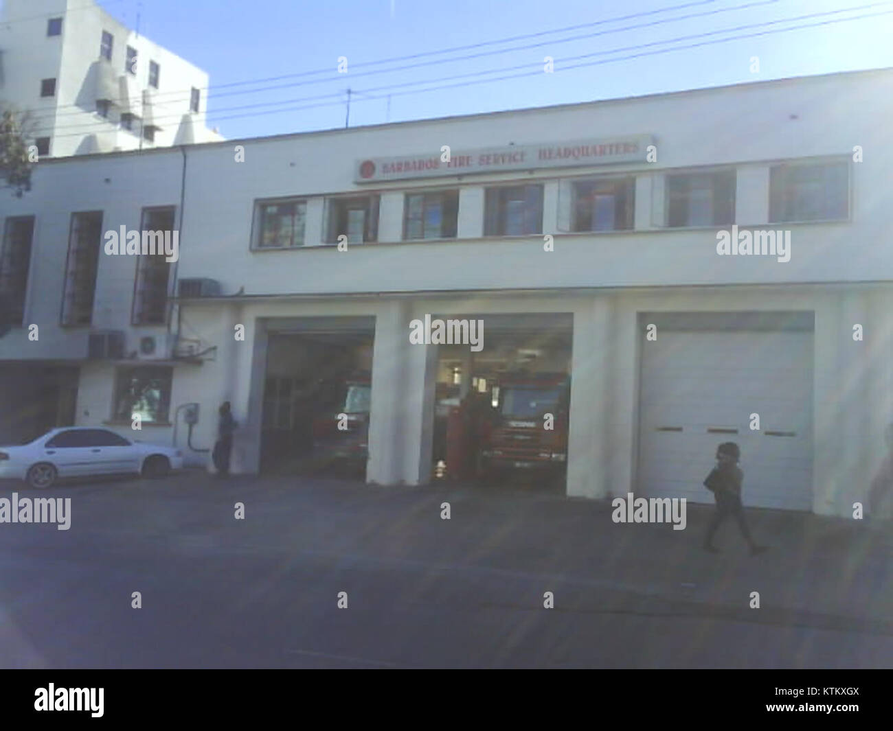 Barbados Fire Service Headquarters 002 Stock Photo Alamy