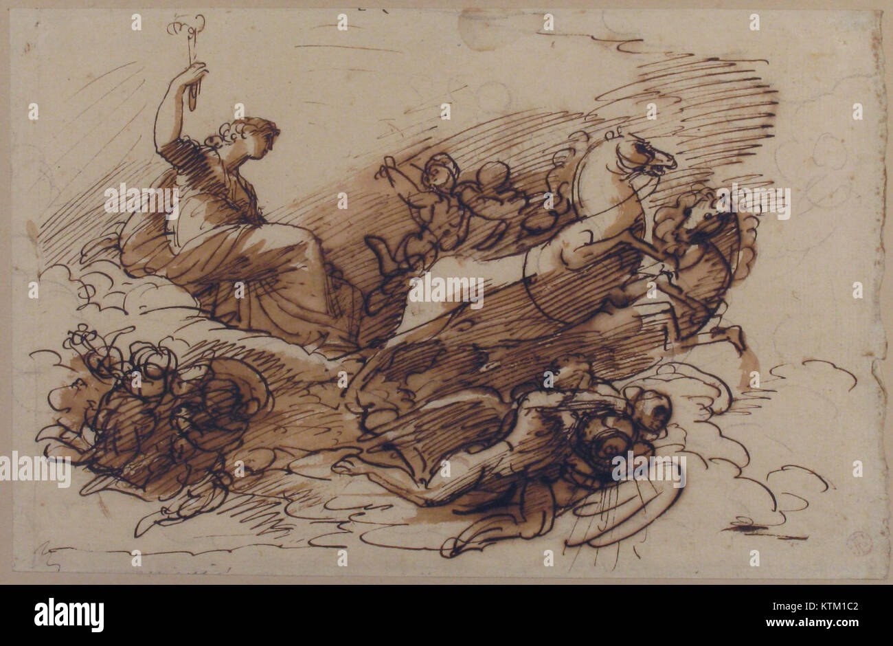 Aurora Riding in Her Chariot is a sculpture housed at the Metropolitan ...