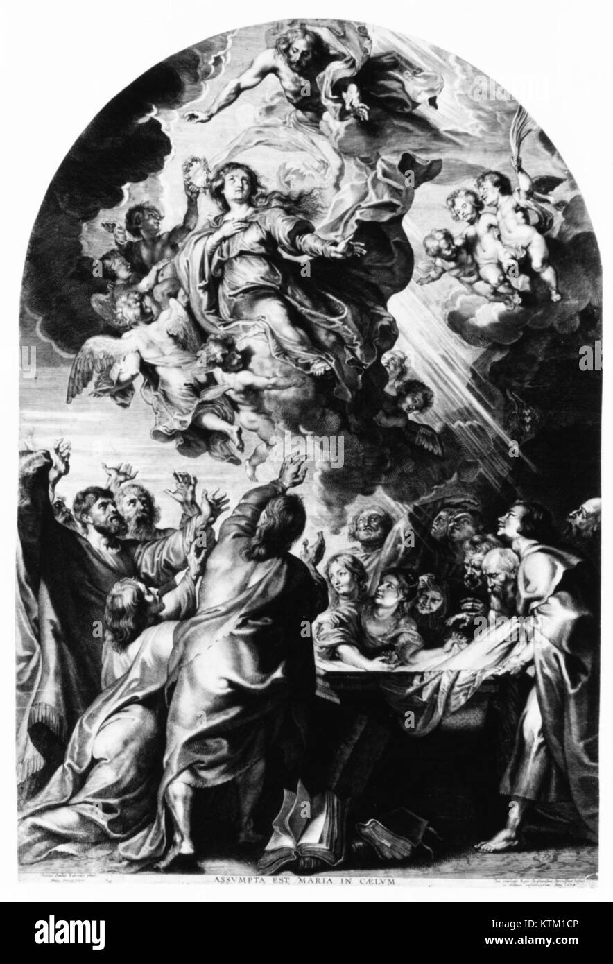 The Assumption of the Virgin, displayed in the Metropolitan Museum of ...