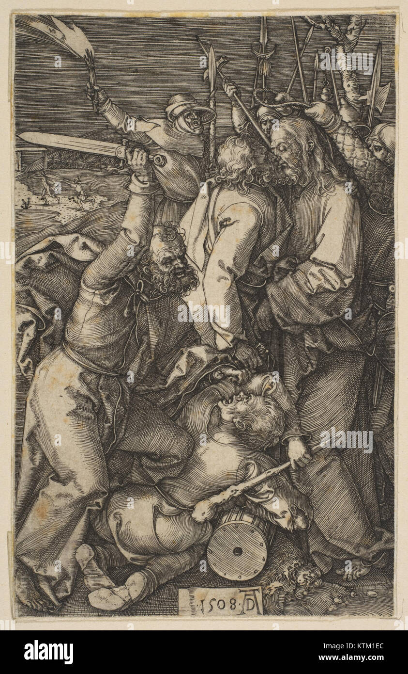 Betrayal of Christ, from The Passion MET DP815573 Stock Photo