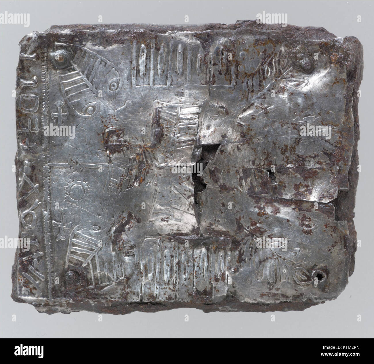 Belt Buckle Attachment Plate MET dp30370 Stock Photo Alamy