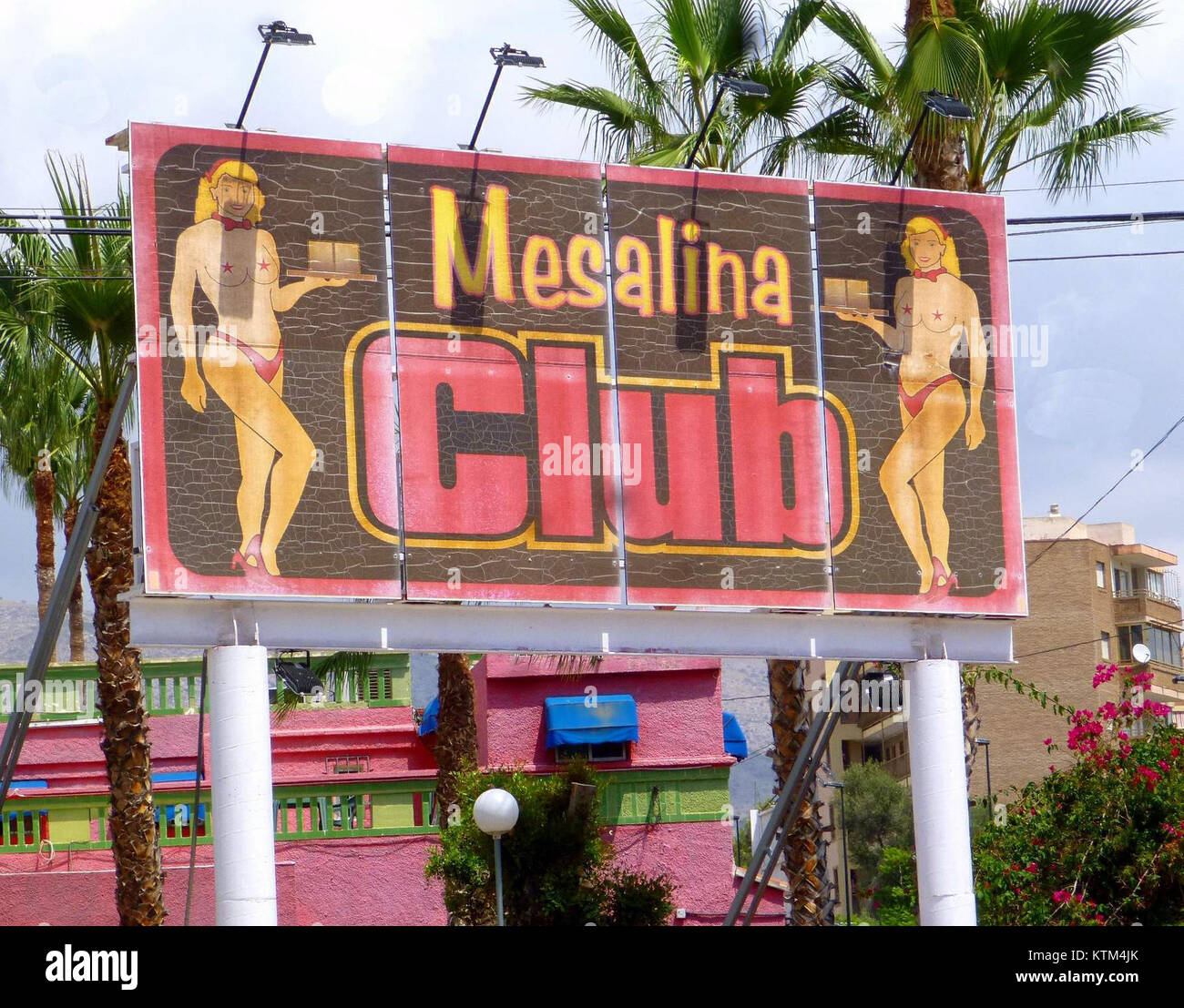 Benidorm   Club Mesalina Stock Photo