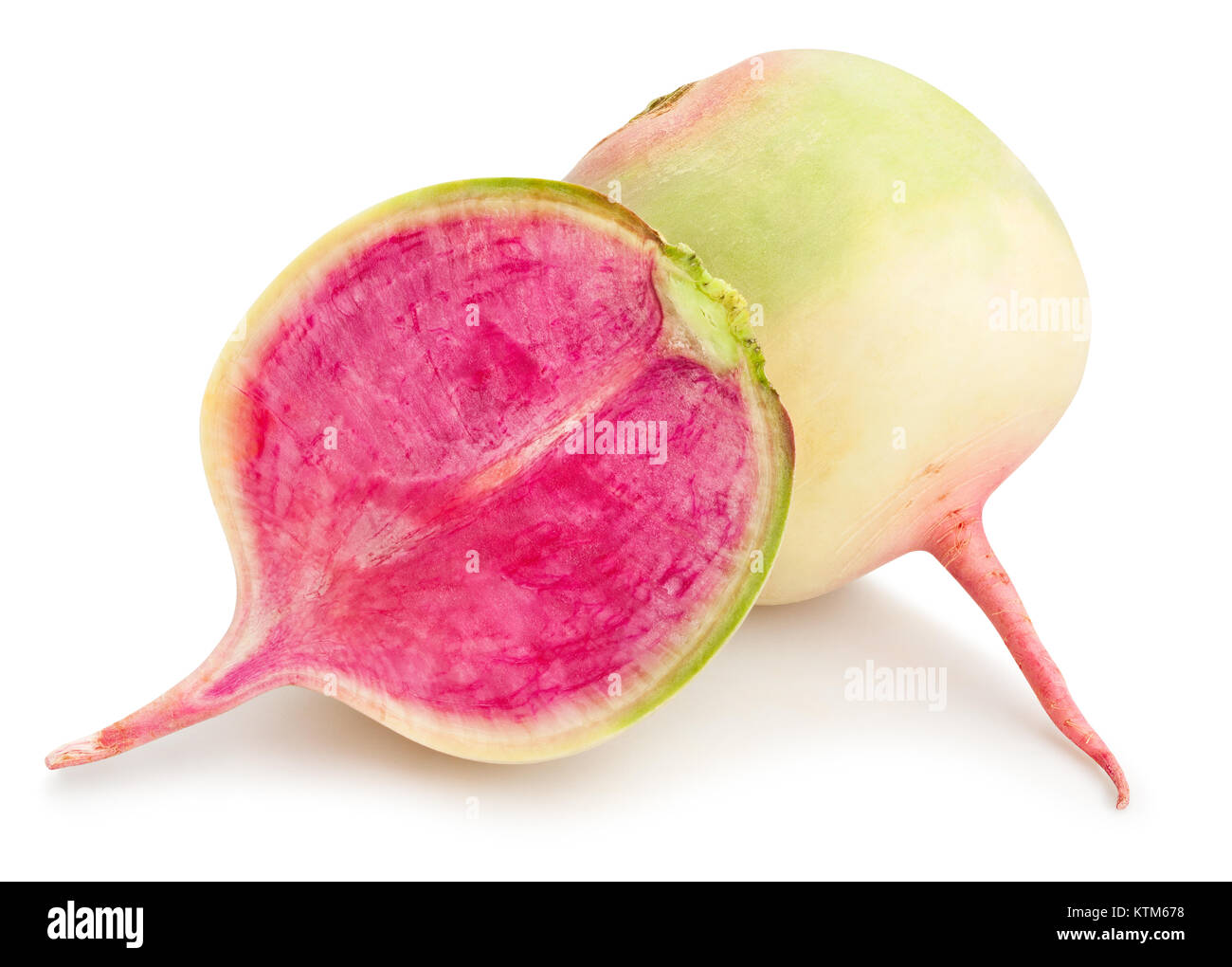 sliced turnip path isolated Stock Photo Alamy
