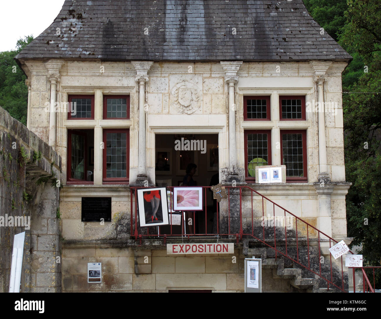 Brantome en Perigord, Renaissance pavillon, Dordogne, Nouvelle-Aquitaine, France, Europe Stock Photo