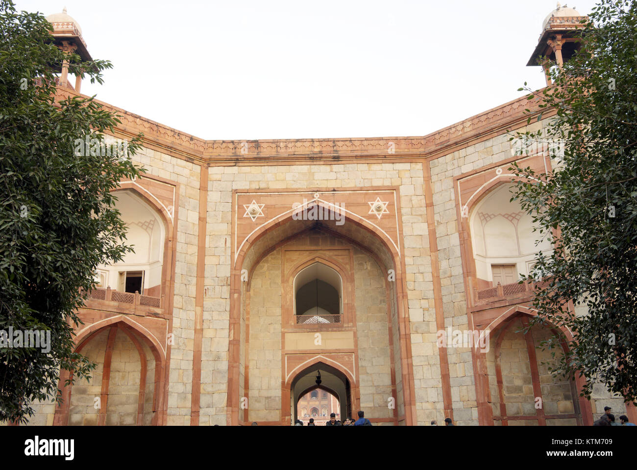 Entrance to Humayun's Tomb, New Delhi Stock Photo