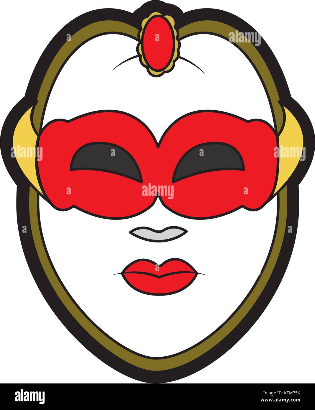 Isolated mask design Stock Vector Image & Art - Alamy