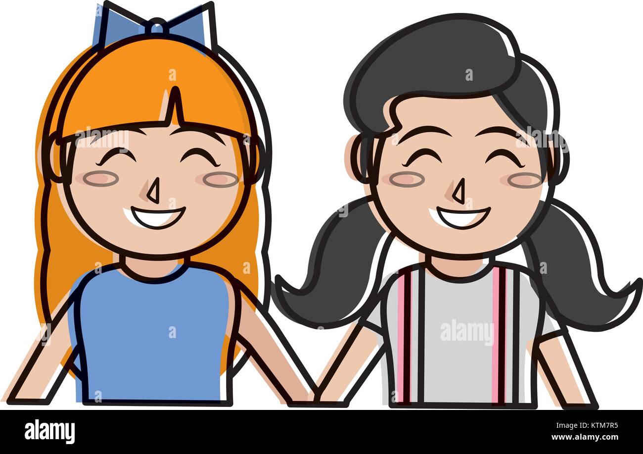 Girls cartoons design Stock Vector Image & Art - Alamy