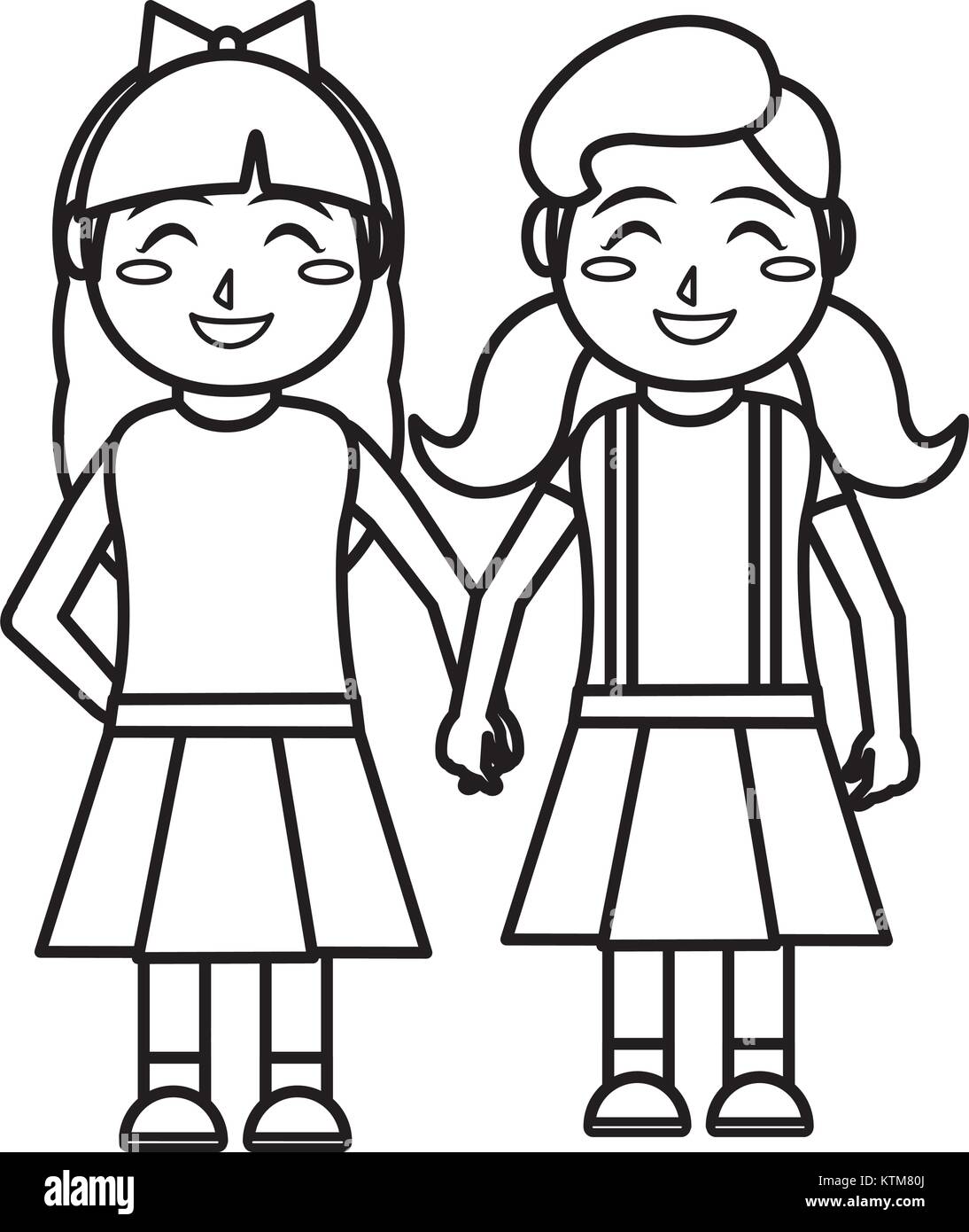 Girls cartoons design Stock Vector Image & Art - Alamy