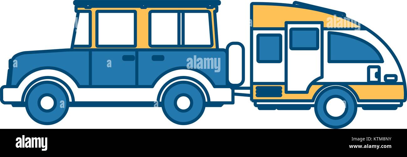 Caravan 4x4 Stock Vector Images - Alamy