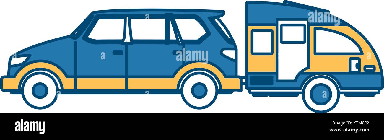 Luxury caravan Stock Vector Images - Alamy