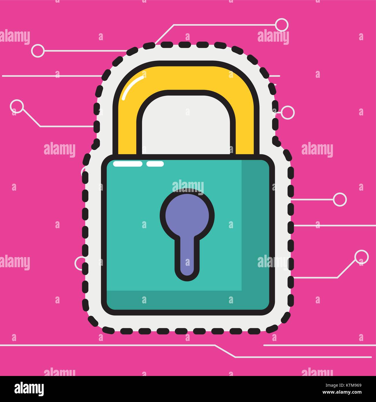 Padlock icon design Stock Vector Image & Art - Alamy