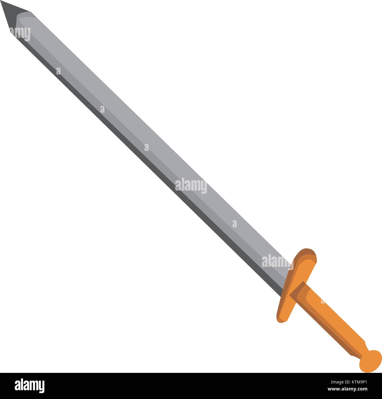Sword medieval weapon icon vector illustration graphic design Stock ...