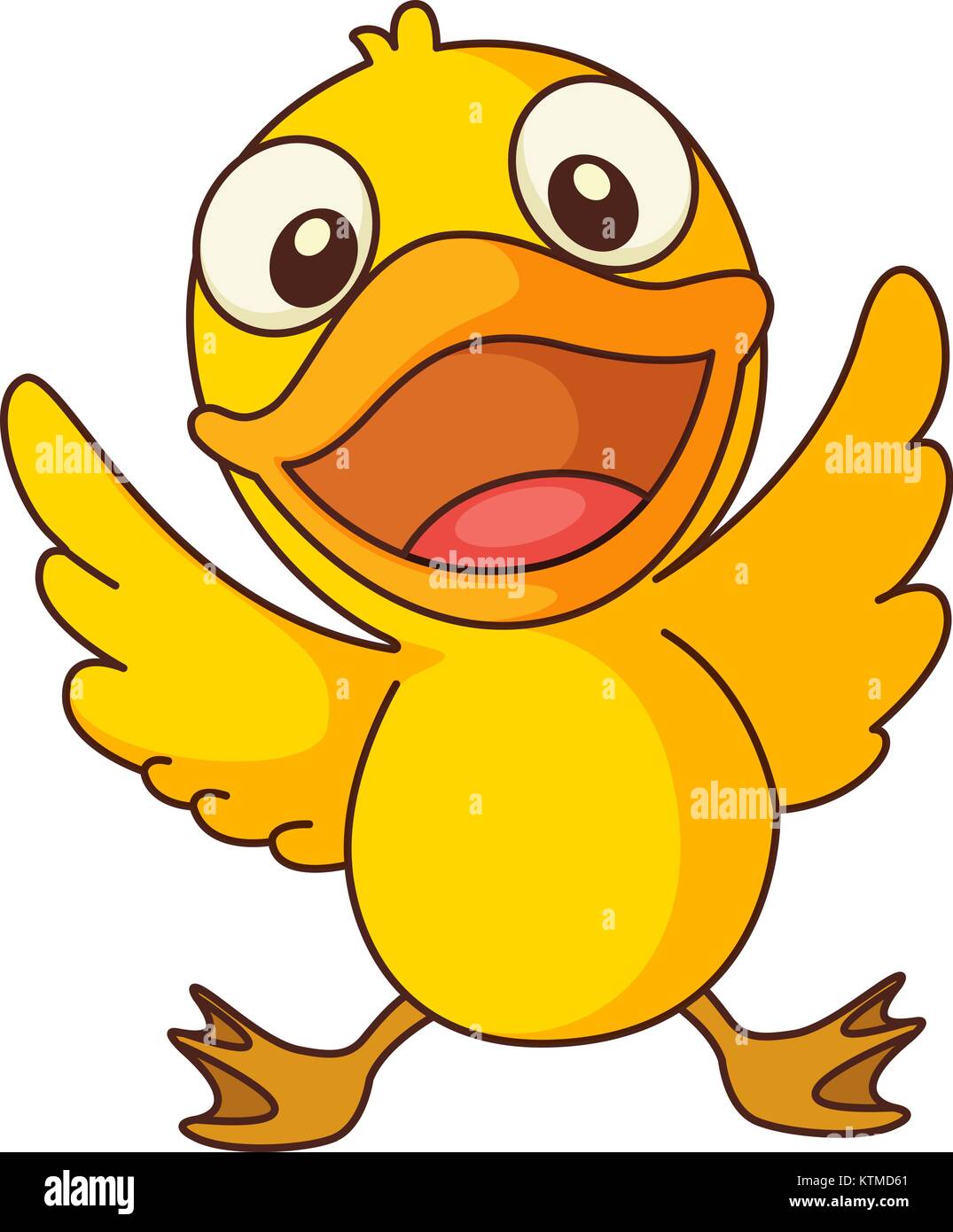 Illustration of cute chick on white Stock Vector Image & Art - Alamy