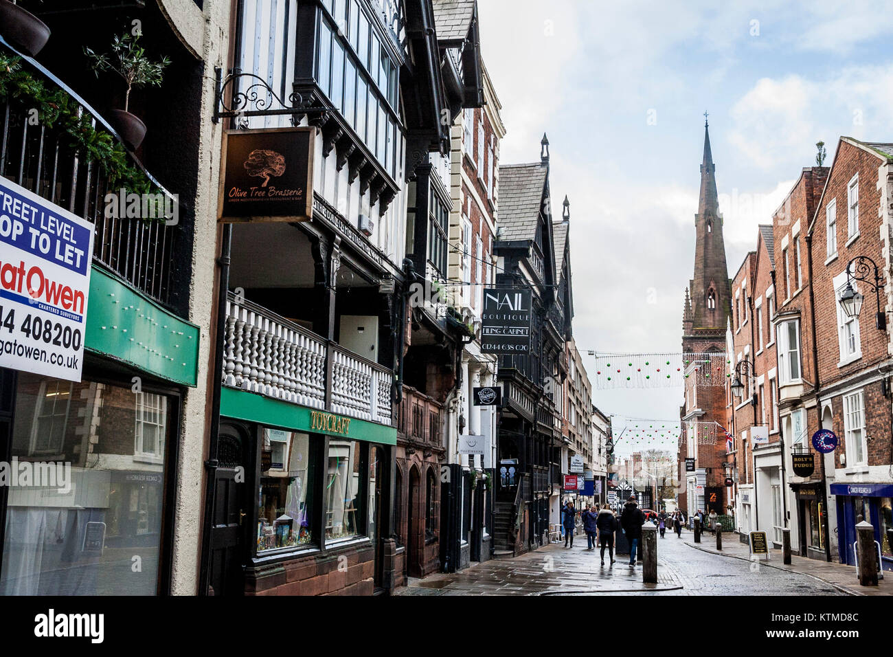 Eastgate Street, Chester City Centre, UK Stock Photo Alamy
