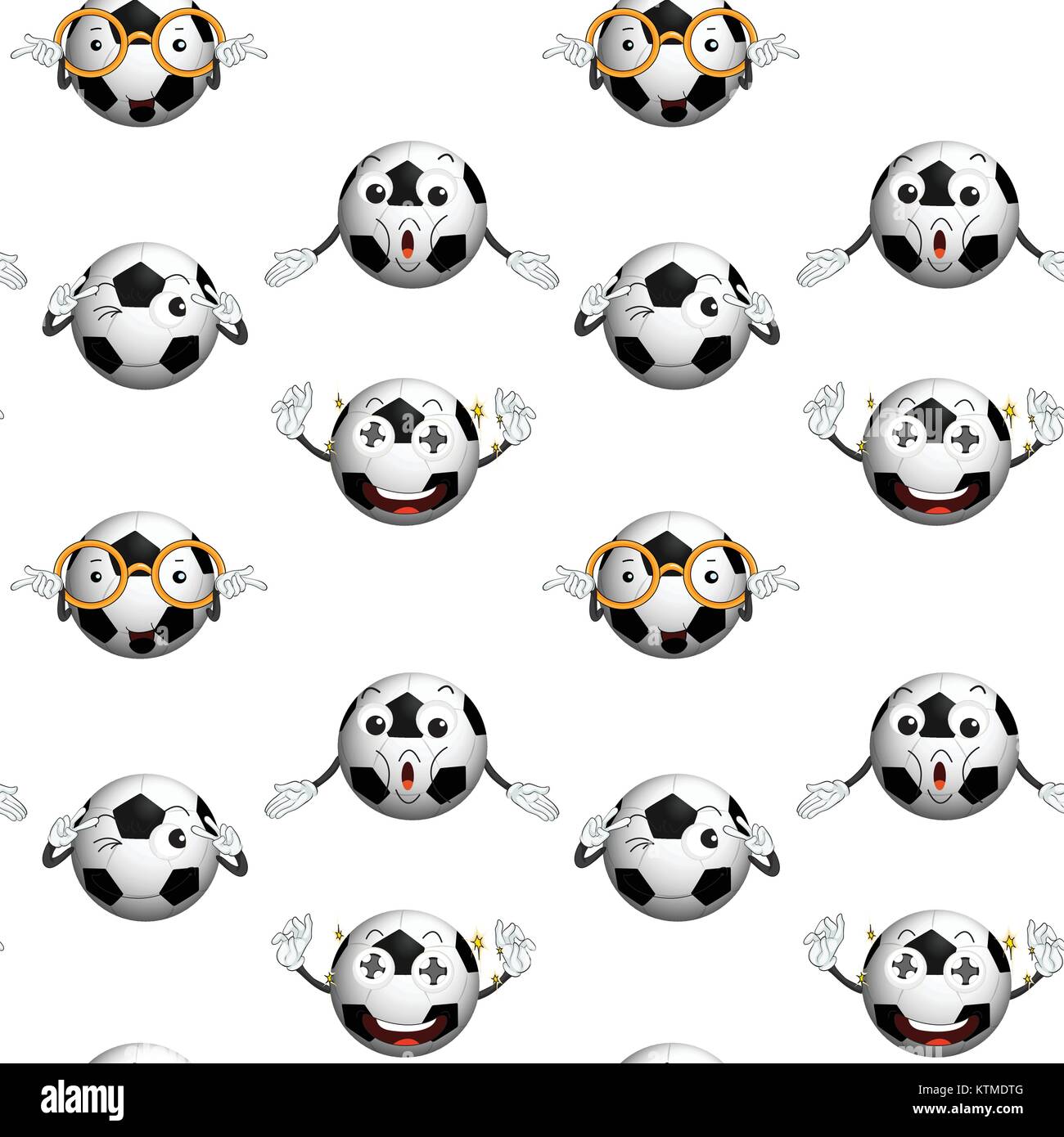 illustration of a football on a white background Stock Vector Image