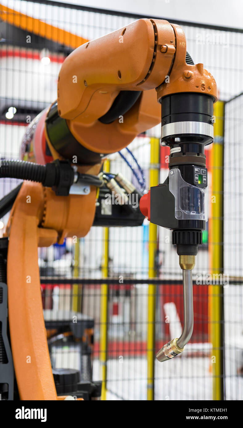welding robot for automotive industry ; close up Stock Photo - Alamy