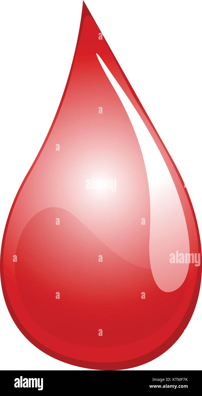 Illustration of a drop of blood Stock Vector Image & Art Alamy