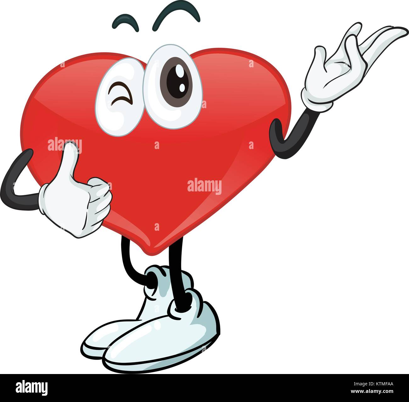 illustration of a heart on a white background Stock Vector Image & Art ...