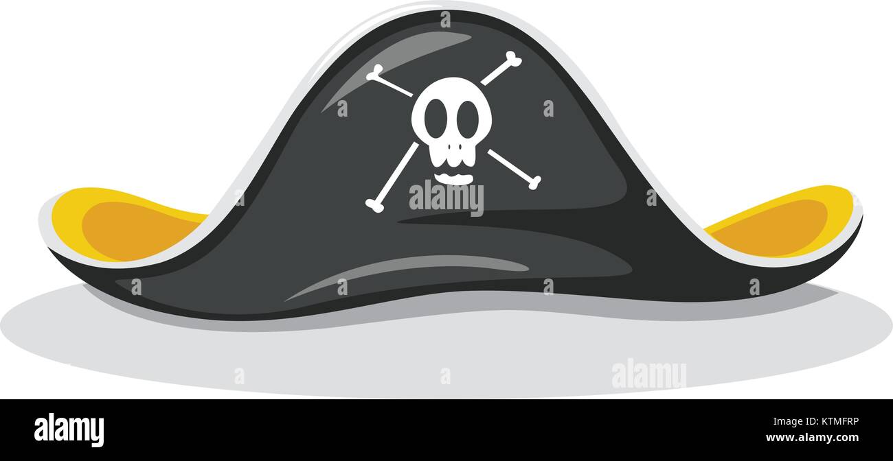 Illustration of a pirate hat Stock Vector Image & Art - Alamy