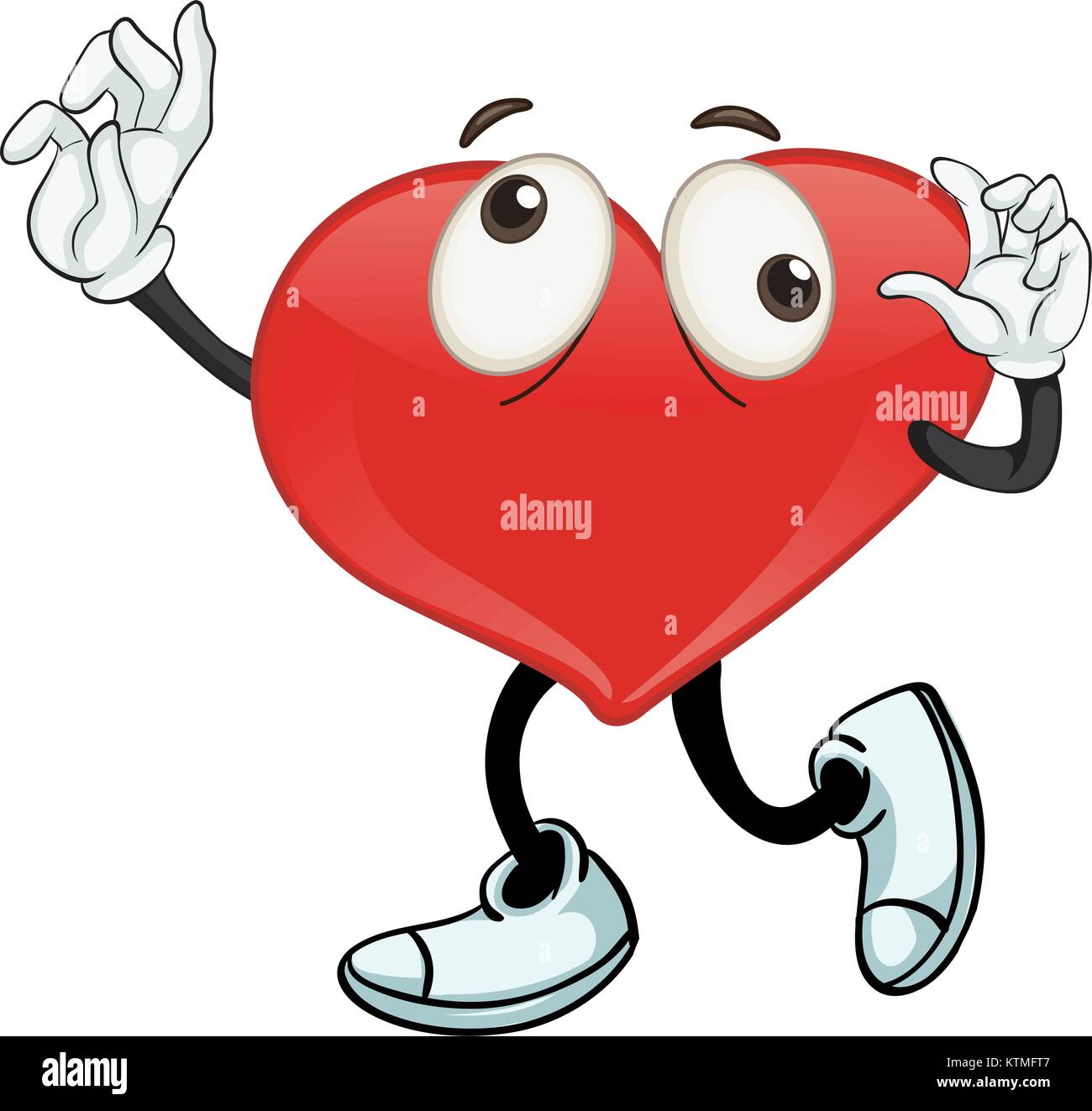 illustration of a heart on a white background Stock Vector Image & Art ...