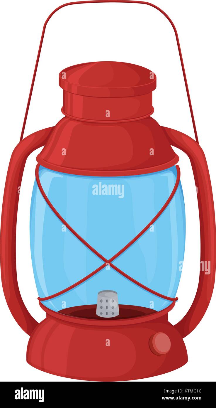 Illustration of a camping lantern on white Stock Vector Image & Art Alamy