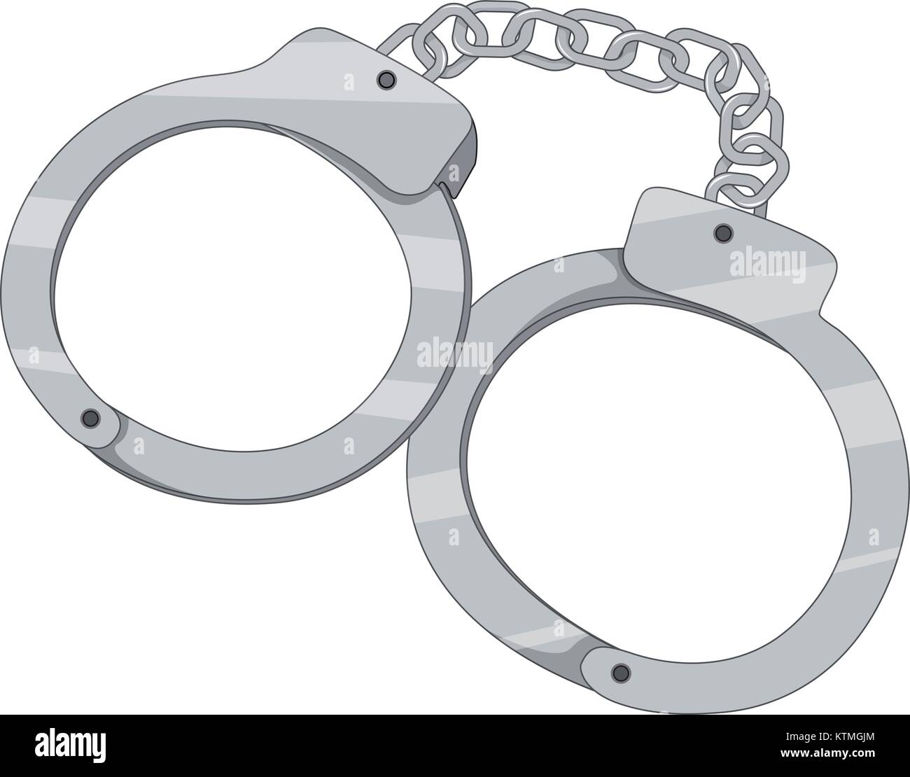 Illustration of set of handcuffs Stock Vector Image & Art Alamy