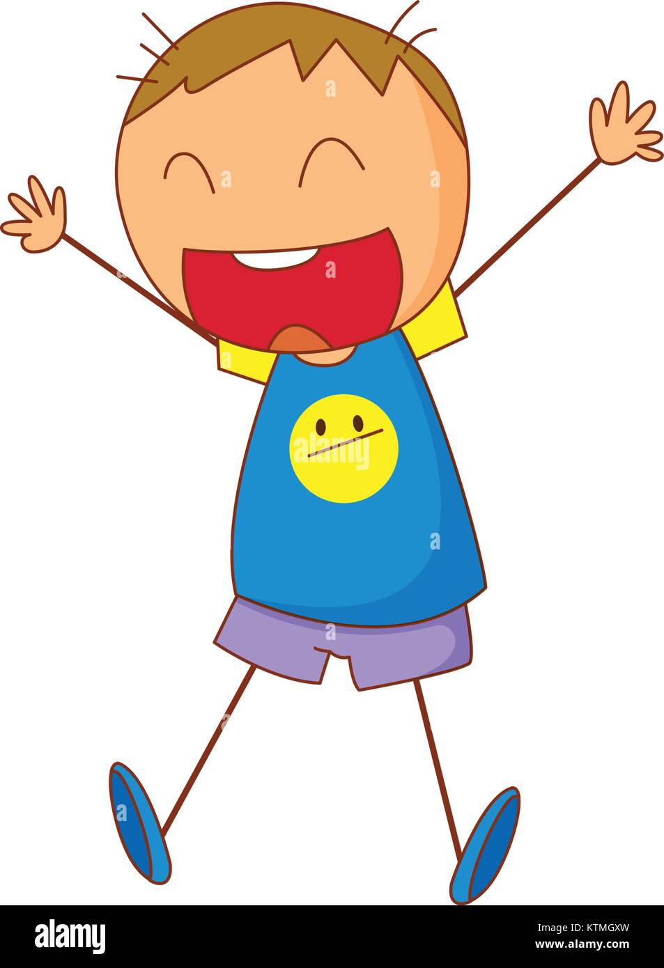 Excited Kids Drawings Cartoon Drawing For Kids Age 7 10 Years Art Est