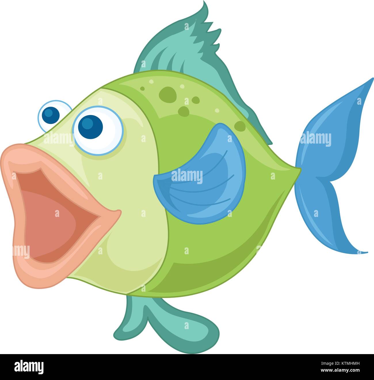 Cartoon Fish Mouth Open