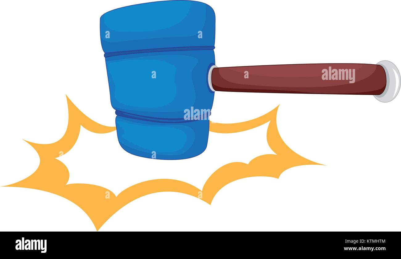 Illustration of a gavel being hit Stock Vector Image & Art Alamy