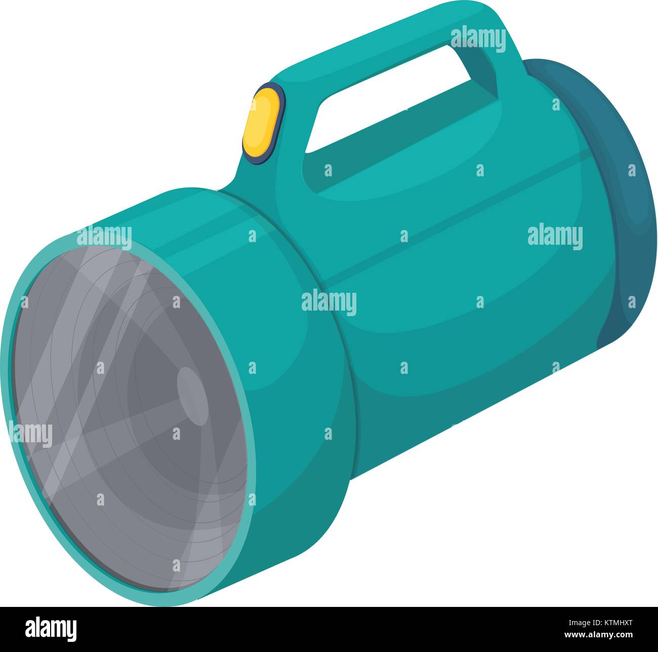 Isolated flashlight on a white background Stock Vector Image & Art - Alamy