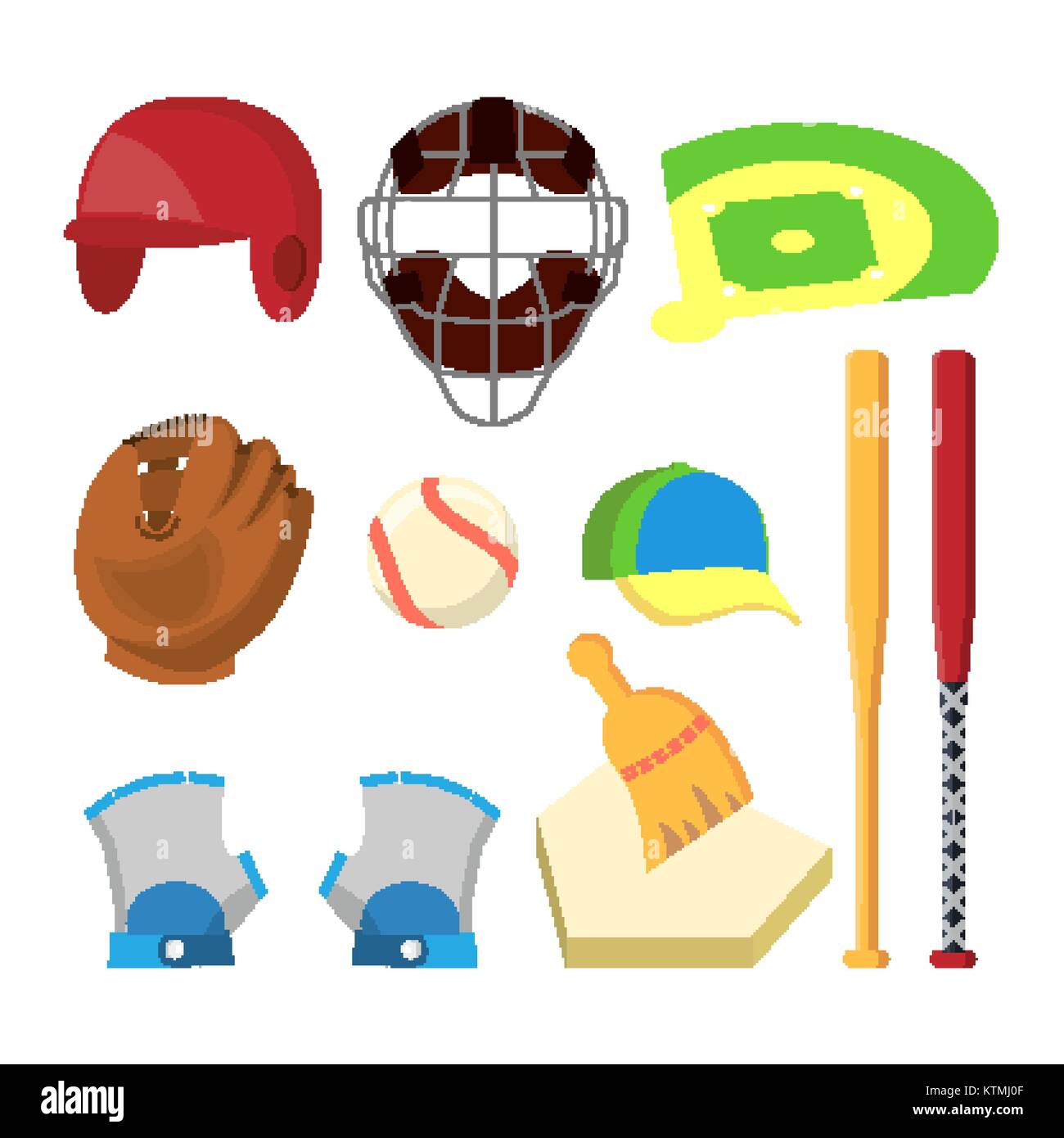 Golf Set Vector. Golf Accessories. Cup, Flag, Grass, Cap, Stick, Bag, Car. Isolated Flat Cartoon Illustration Stock Vector Image & Art - Alamy