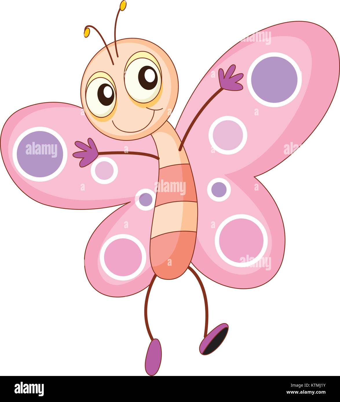 illustration of a cute butterfly Stock Vector Image & Art - Alamy