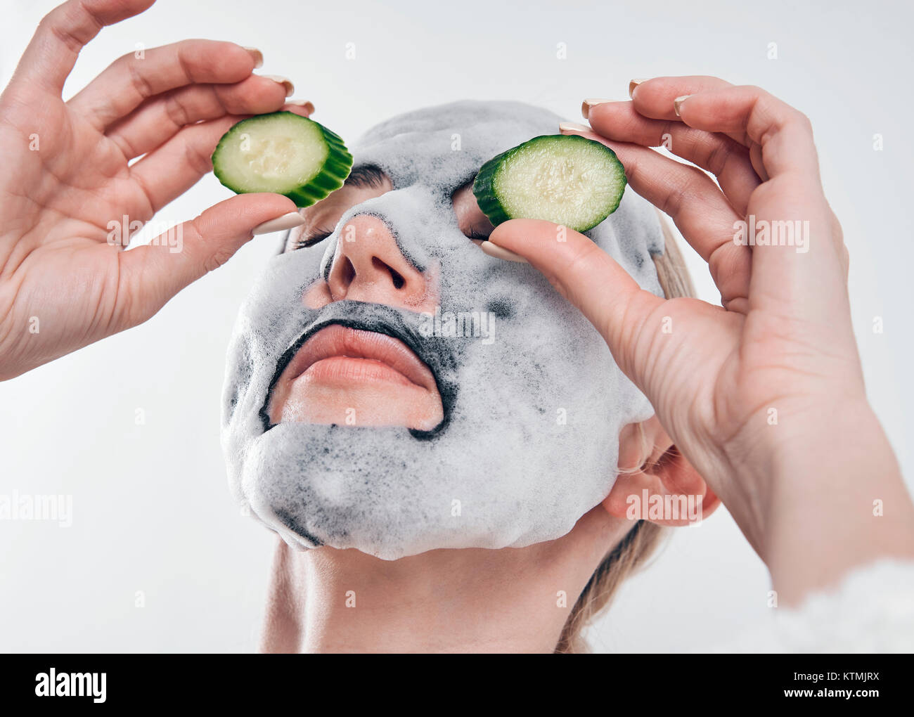 Pure clay mask hi-res stock photography and images - Alamy
