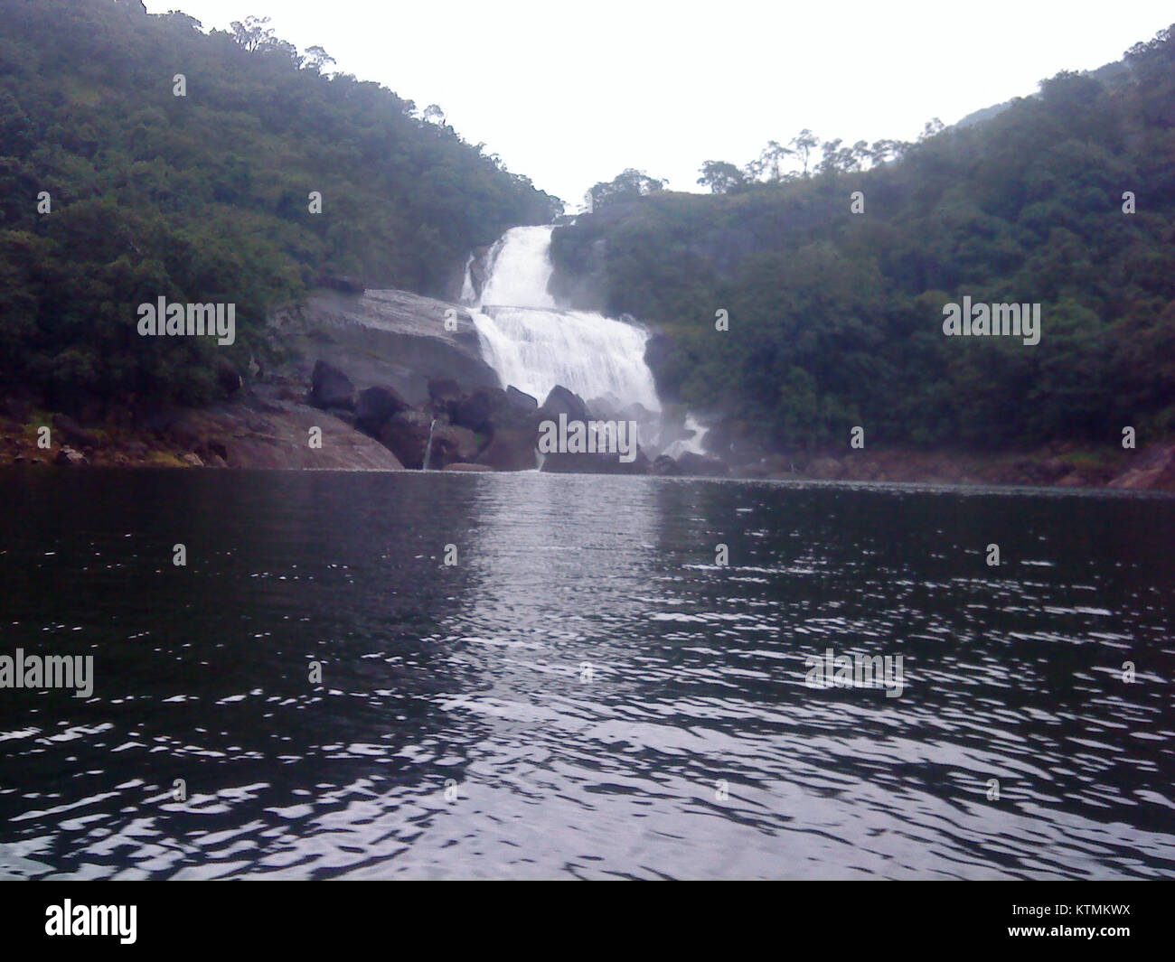 Banatheertham falls, thamirabarani river, papanasm tirunelveli Stock