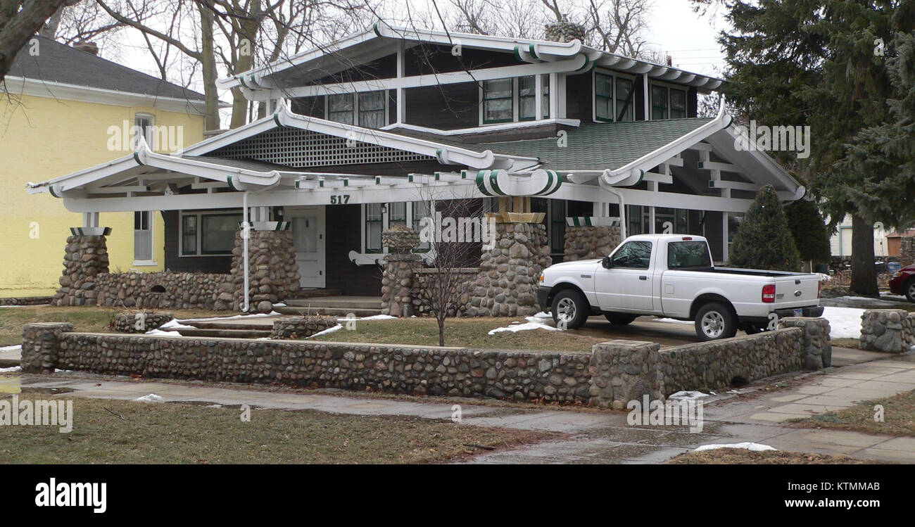 Banton House (Yankton, SD) from NE Stock Photo Alamy