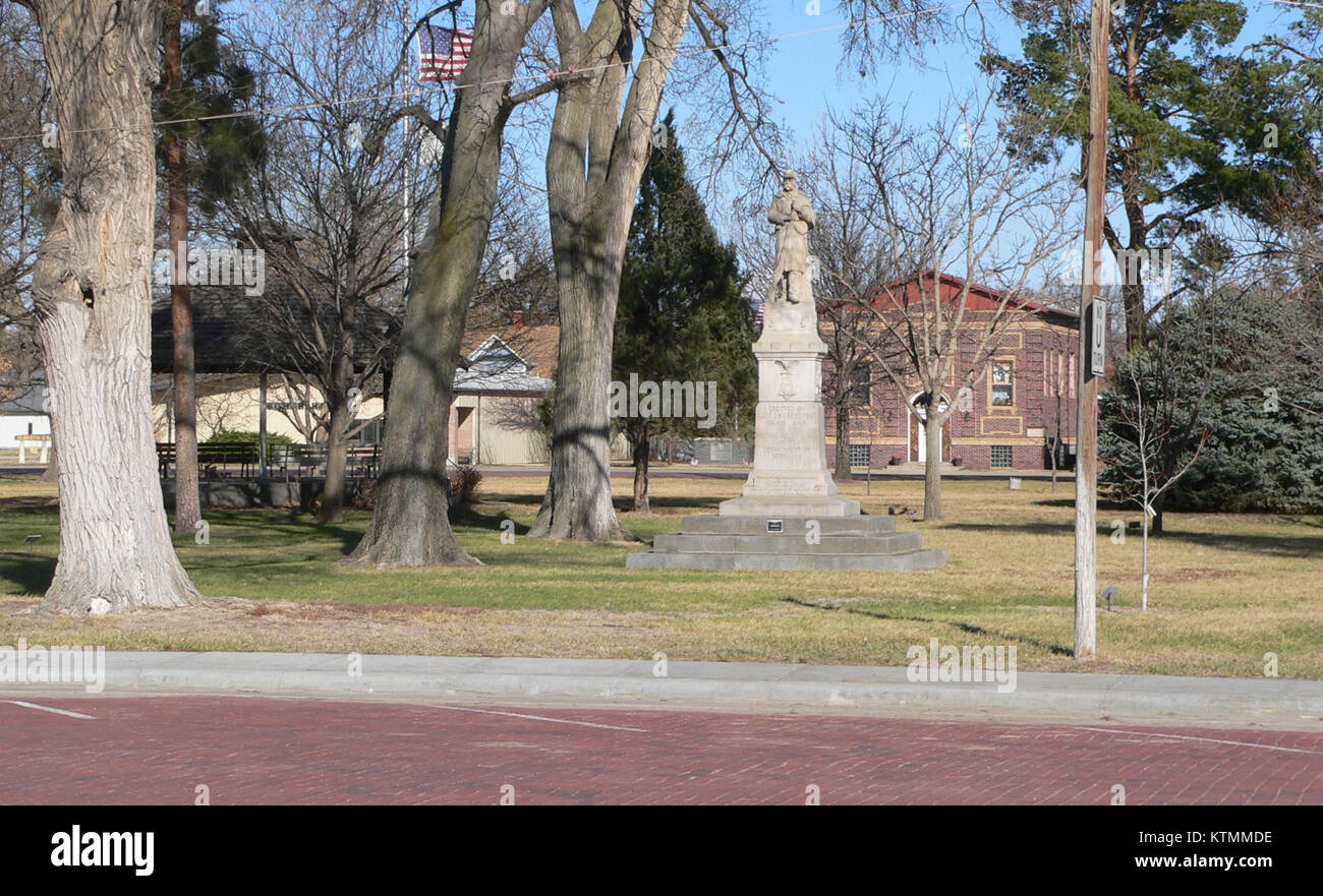 Beaver City, Nebraska central square Stock Photo Alamy