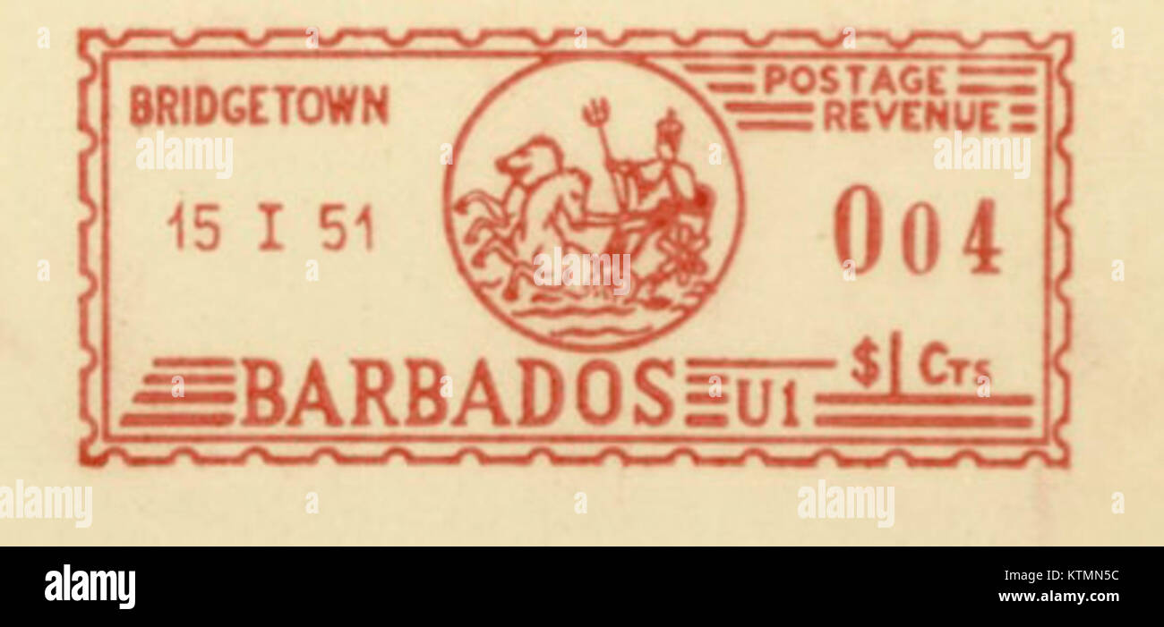 Barbados stamp hires stock photography and images Alamy