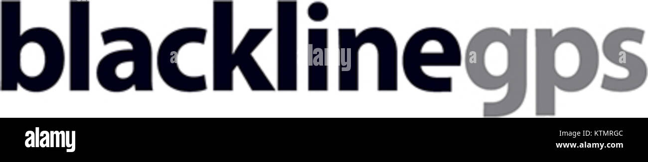 Blackline GPS Logo Stock Photo